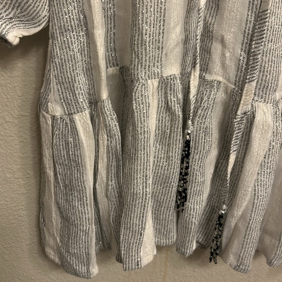 Blue Island Women Vertical Striped Swimsuit Cover Up Size XS - Picture 4 of 8